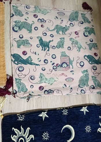 Nakışlı Çok Renkli Kırlent Kılıfları - Görsel 6