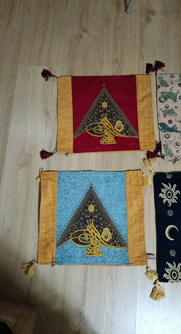 Nakışlı Çok Renkli Kırlent Kılıfları - Görsel 3