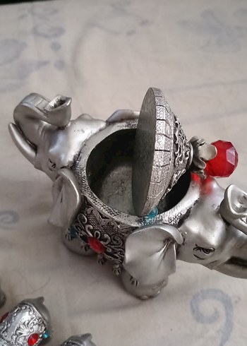 Gri Fil Temalı Figür Seti - Görsel 4