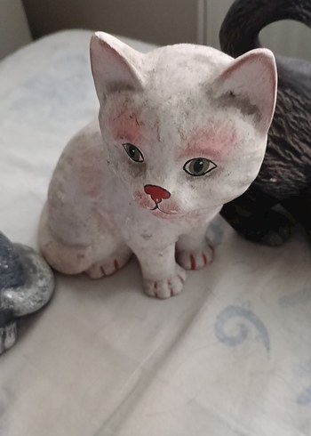 Gri Kedi Figürleri Seti - Görsel 3