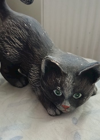 Gri Kedi Figürleri Seti - Görsel 4