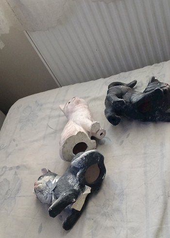 Gri Kedi Figürleri Seti - Görsel 6