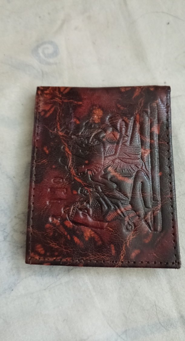 Bordo Vintage Desenli Erkek Cüzdan - Görsel 5