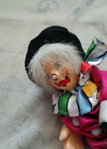 Renkli Palyaço Figürin(15) cm porselen - Görsel 6