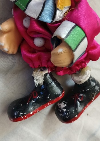 Renkli Palyaço Figürin(15) cm porselen - Görsel 2