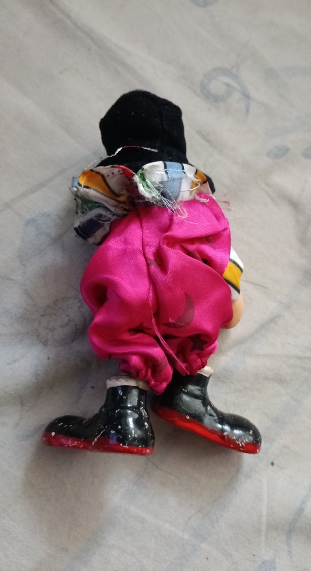 Renkli Palyaço Figürin(15) cm porselen - Görsel 4