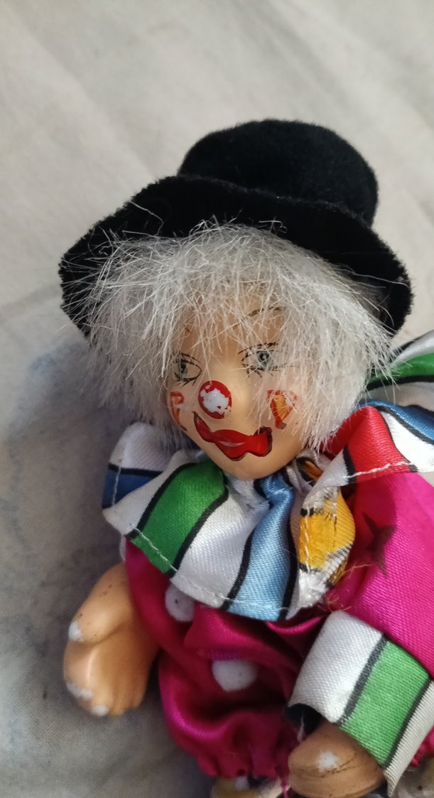 Renkli Palyaço Figürin(15) cm porselen - Görsel 3