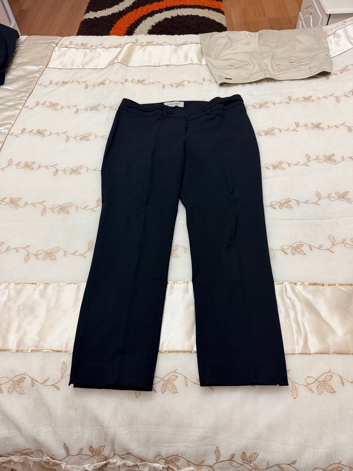 Siyah Kadın Pantolon Kumaş - Görsel 2