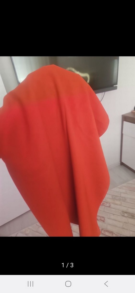 Parlak turuncu Modern sal - Görsel 2