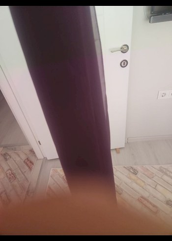 Parlak Mor Kadın Şal Drapeli Tasarım - Görsel 2