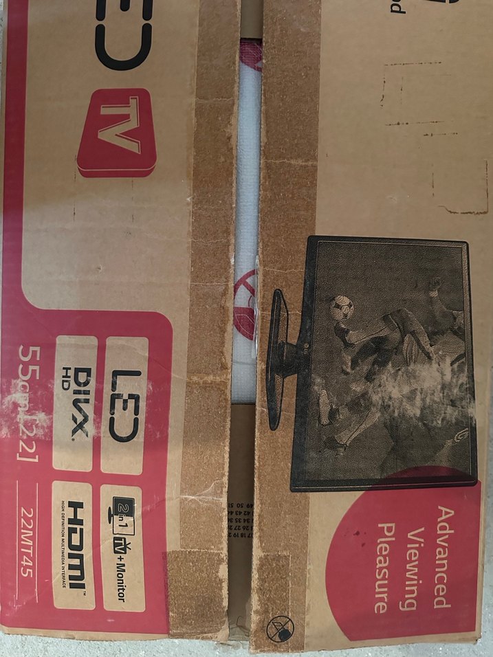 Beyaz televizyon +mönitör - Görsel 3