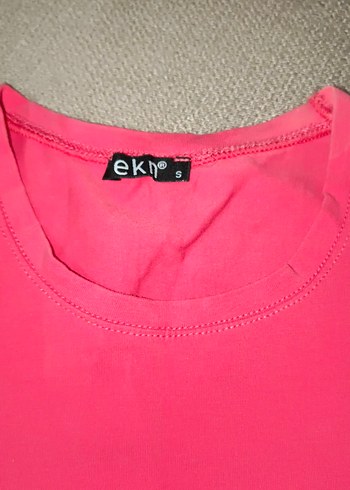 Pembe Kadın Kısa Kollu Tişört - Görsel 2