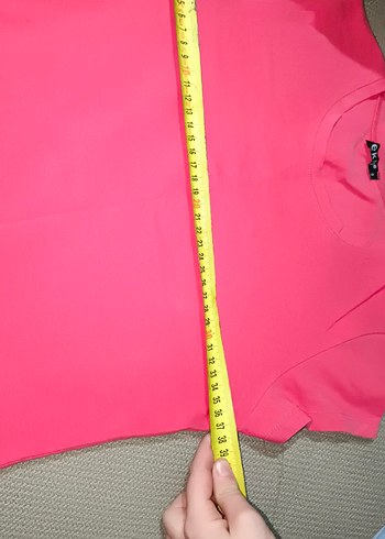 Pembe Kadın Kısa Kollu Tişört - Görsel 3