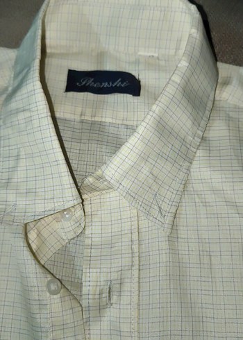 Erkek Kısa Kollu Beyaz Düğmeli Gömlek - Görsel 2