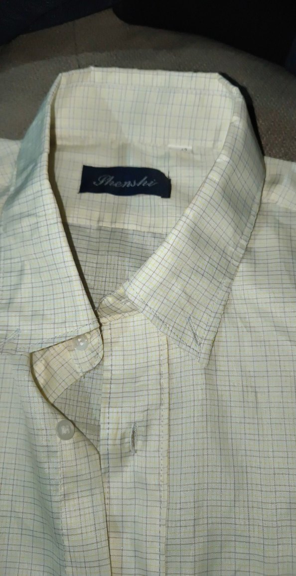 Erkek Kısa Kollu Beyaz Düğmeli Gömlek - Görsel 2