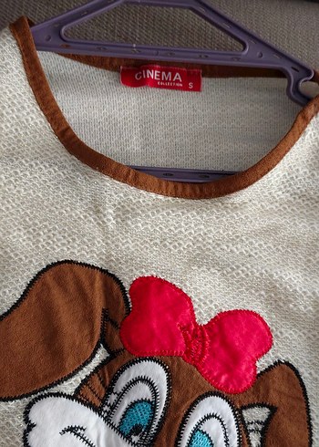 Renkli Baskılı kazak - Görsel 2