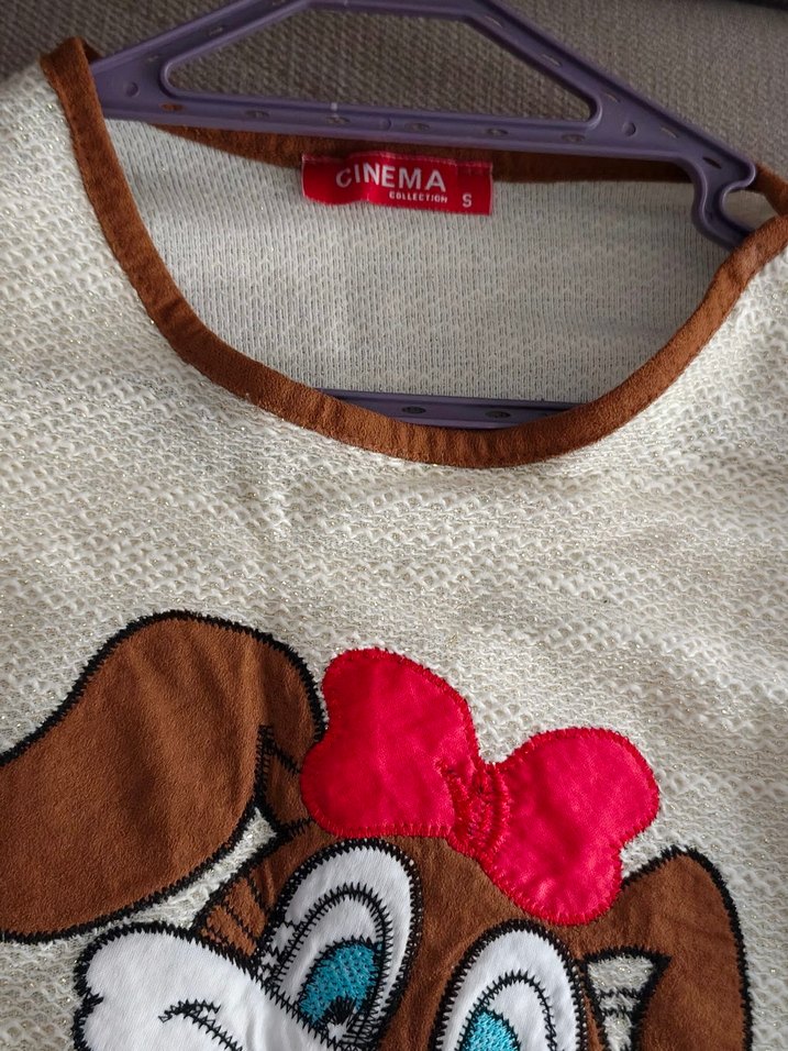 Renkli Baskılı kazak - Görsel 2