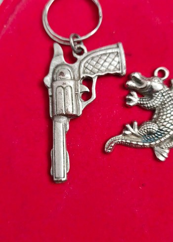 Renkli Rock Punk Anahtarlık ve kolye ucu - Görsel 3