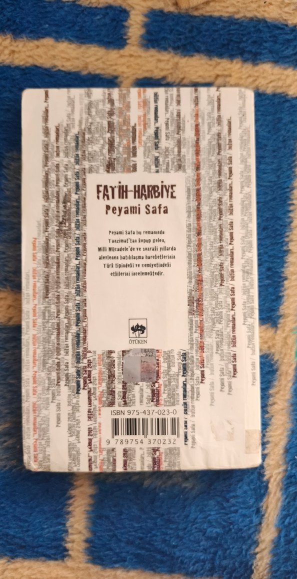 Fatih-Harbiye - Peyami Safa Romanı - Görsel 2