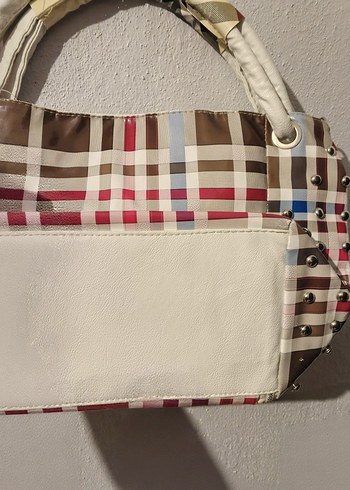 Çok Renkli Kadın Tokalı Omuz Çantası - Görsel 2