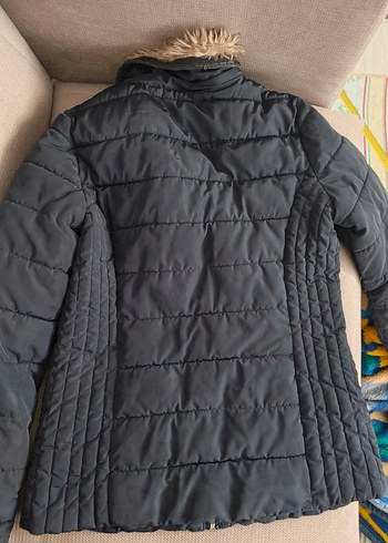 Kadın Midi Kışlık Mont Kürklü - Görsel 5