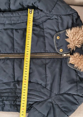 Kadın Midi Kışlık Mont Kürklü - Görsel 8