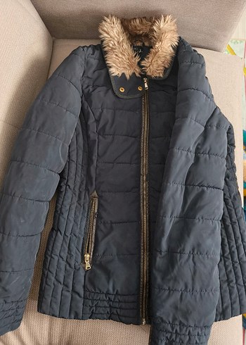 Kadın Midi Kışlık Mont Kürklü - Görsel 2