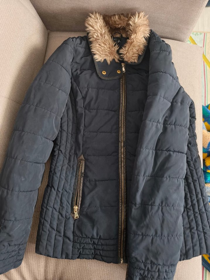 Kadın Midi Kışlık Mont Kürklü - Görsel 2