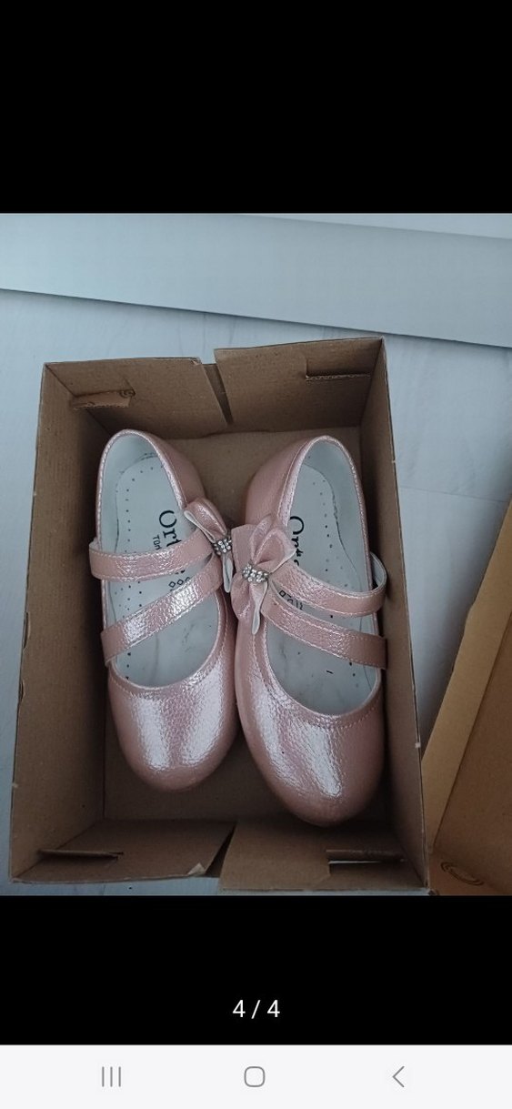 Kız Çocuk Pembe Tokalı Babet - Görsel 2