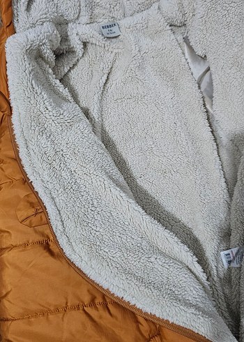 Hardal/Turuncu Renk Fermuarlı Bebek Tulum - Görsel 2