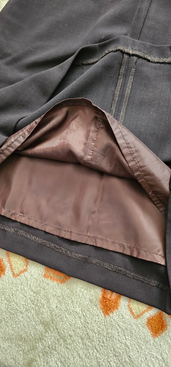 Kahverengi Midi Kalem Etek - Görsel 5