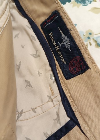 Bej Düğmeli erkekKumaş Pantolon - Görsel 4