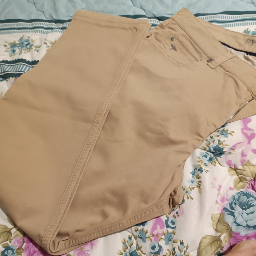 Bej Düğmeli erkekKumaş Pantolon - Görsel 5