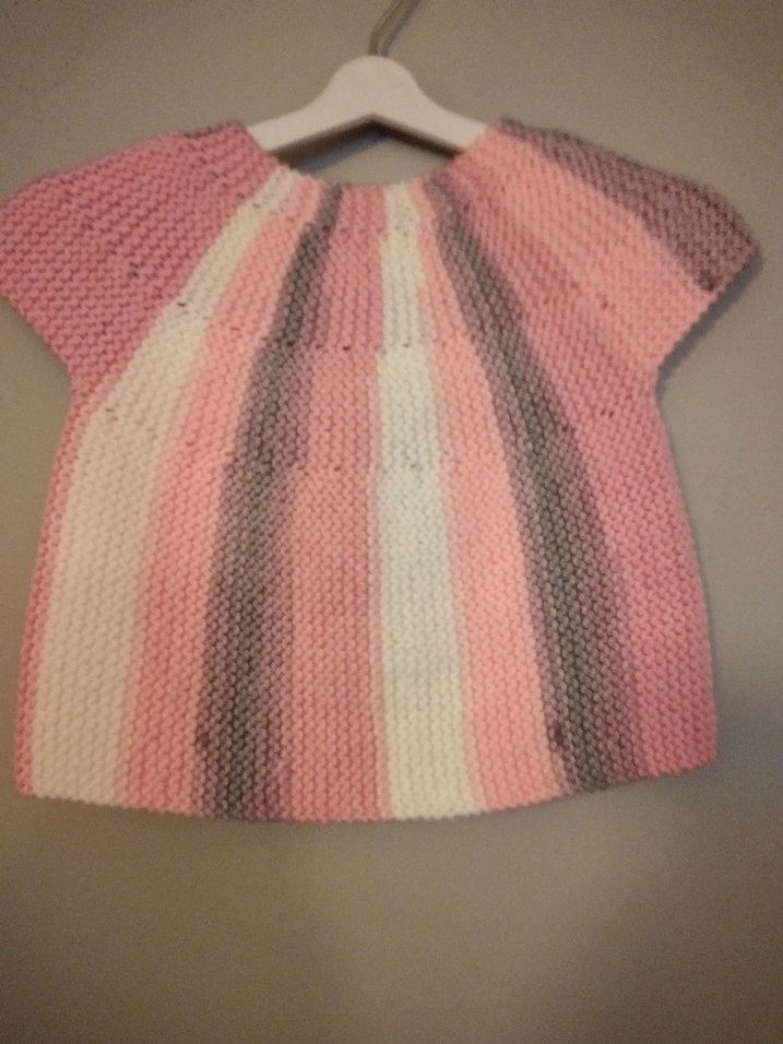 6-9ay el örgüsü yelek - Görsel 2