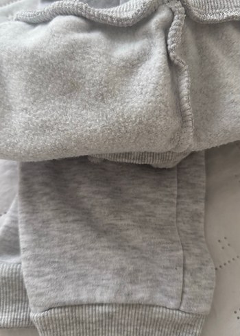 Gri Çocuk Rahat Kesim Eşofman Altı 6 7 yaş polarlı - Görsel 3