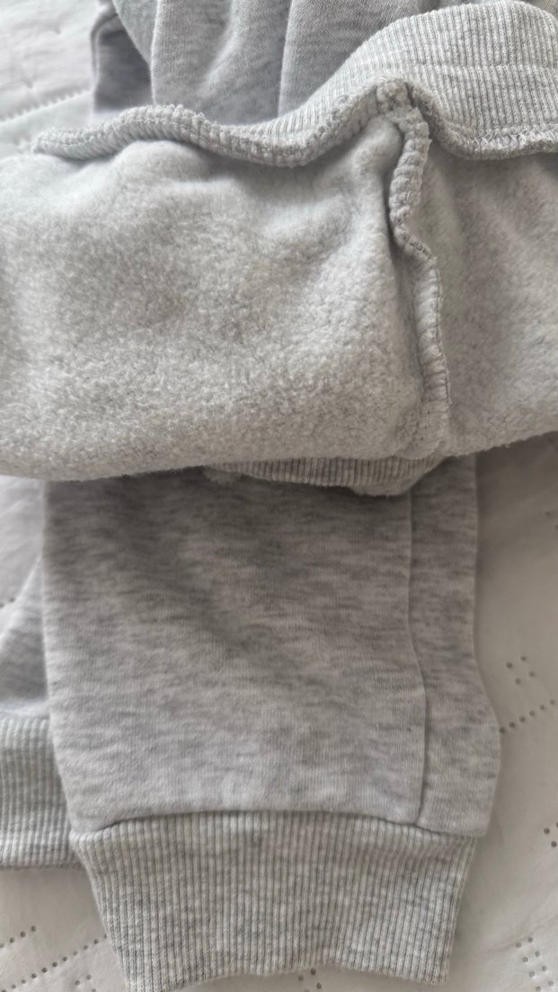 Gri Çocuk Rahat Kesim Eşofman Altı 6 7 yaş polarlı - Görsel 3