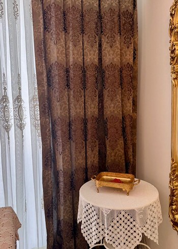 4 kanat perde fon perde yan aksesuarla beraber - Görsel 2