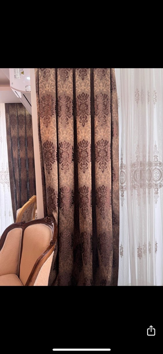 4 kanat perde fon perde yan aksesuarla beraber - Görsel 3