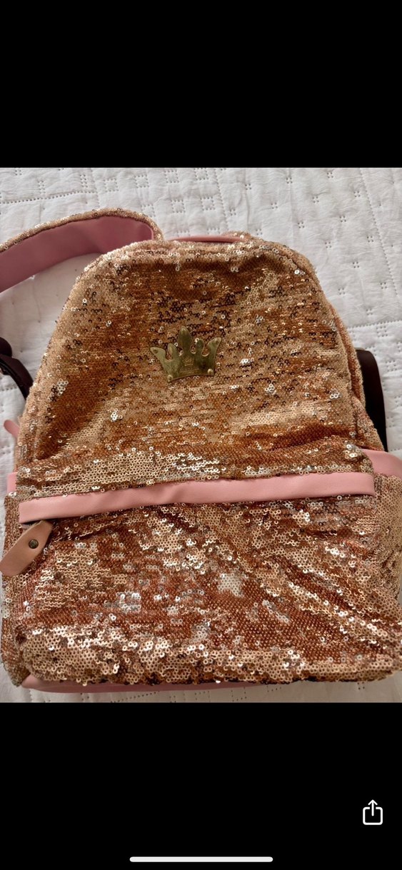 İthal Pullu Pembe Sırt Çantası - Görsel 2