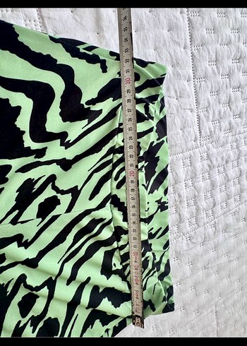 Koton Kadın Yeşil ispanyol paça likralı Pantolon - Görsel 3