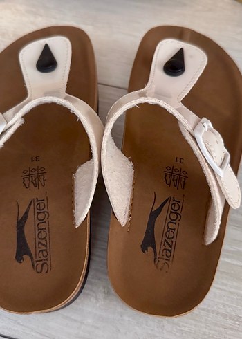 #slazenger Beyaz Tokalı kız çocuk Terlik - Görsel 3