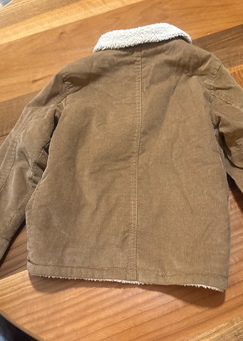 Düğmeli Kahverengi Süet Erkek Çocuk Ceketi - Görsel 5