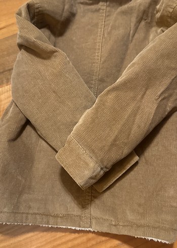 Düğmeli Kahverengi Süet Erkek Çocuk Ceketi - Görsel 6