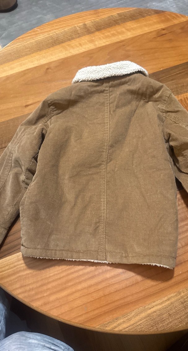 Düğmeli Kahverengi Süet Erkek Çocuk Ceketi - Görsel 5