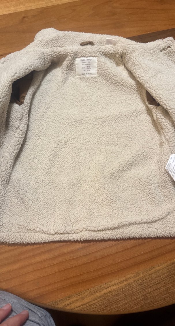 Düğmeli Kahverengi Süet Erkek Çocuk Ceketi - Görsel 4