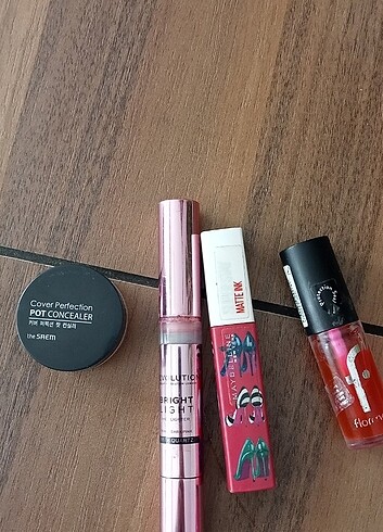 Revolution, Maybelline, flormar, The saem