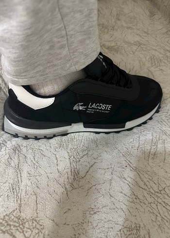 Lacoste Siyah Erkek Spor Ayakkabı - Görsel 6