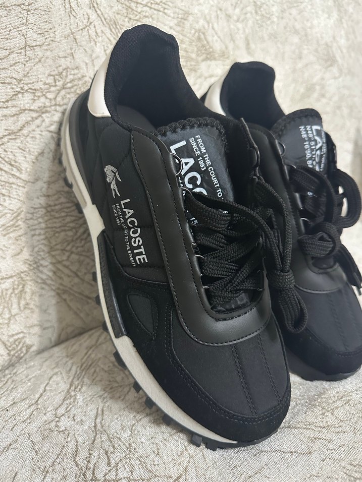Lacoste Siyah Erkek Spor Ayakkabı - Görsel 2