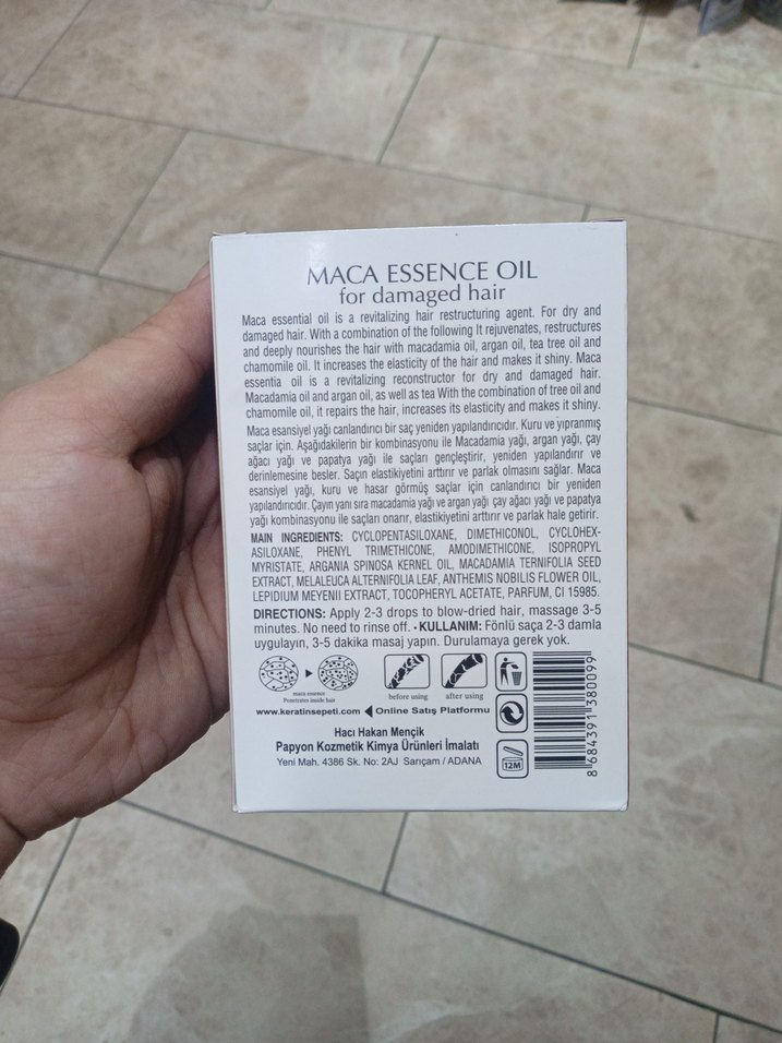 Karseell Maca Power Onarıcı Saç Yağı - Görsel 2