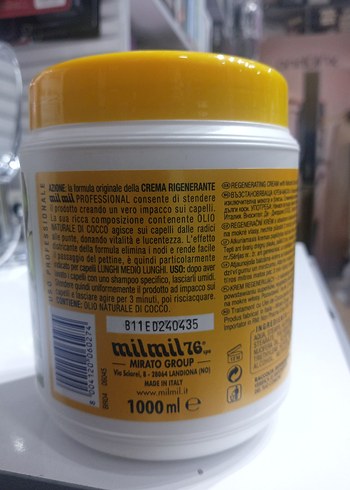 Milmil Profesyonel Hindistancevizi Yağlı Onarıcı Krem - Görsel 2